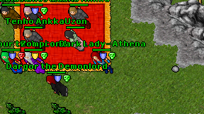 Dark Lady-Athena on screen