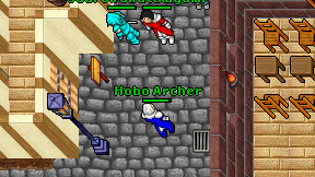 Hobo Archer on screen
