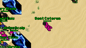 Sent Cetorun on screen