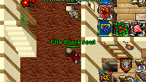 Flik Blacksoul on screen