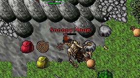 Snoopy Mage on screen