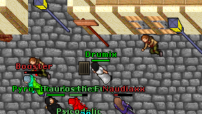 Drumix on screen