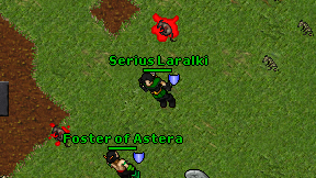 Serius Laralki on screen