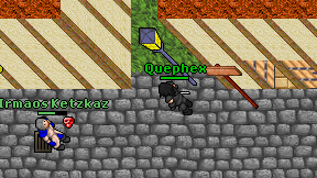 Quephex on screen