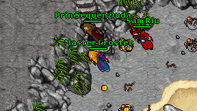 Master Croster on screen