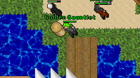 Golden Gauntlet on screen