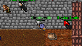 Chydraulik on screen