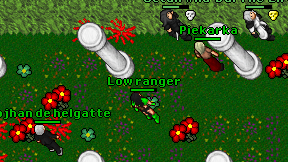 Low ranger on screen