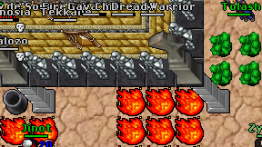 Dread Warrior on screen