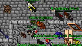 Uber fighter on screen