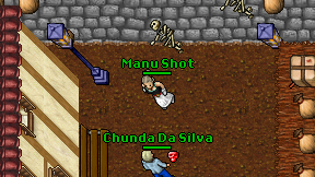 Manu Shot on screen