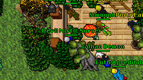Devil Mistic Sorcer on screen