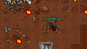 Nightron on screen