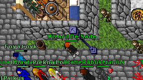 Wizard De'Sade on screen