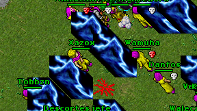 Xazox on screen
