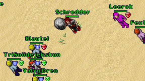 Schredder on screen
