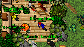 Strong Hawk on screen