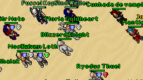 Blizzerd Knight on screen