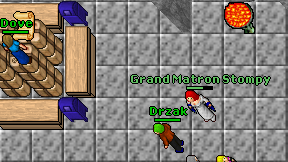 Drzak on screen