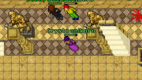 Crysta unikorn on screen