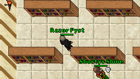 Razor Fyst on screen