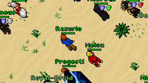 Razurio on screen