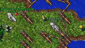 Frotzen on screen