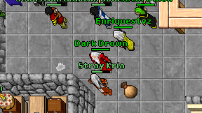 Dark Drown on screen