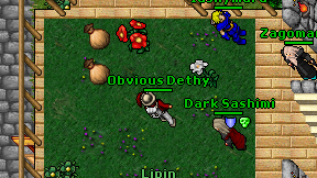 Obvious Dethy on screen