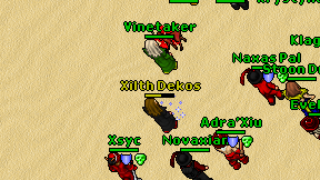 Xilth Dekos on screen