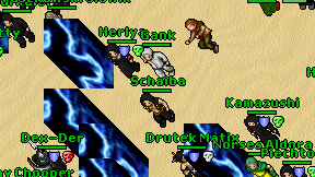 Gank on screen