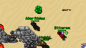 Aler Rhius on screen