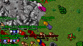 Skyellz on screen