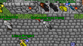 Demonernas kung on screen