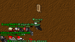 Wazer on screen