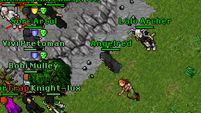 Angelred on screen