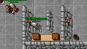 Evil Quizmo on screen