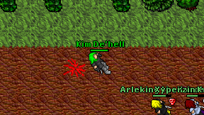 Kim De'hell on screen