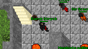Darck Stryck on screen