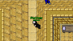 Pistter on screen