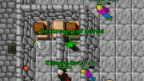 Destroyed of aurea on screen