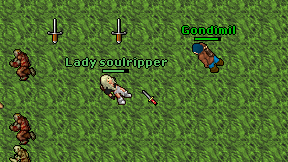 Lady soulripper on screen