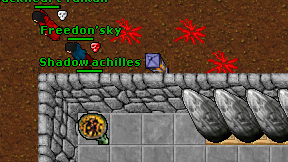 Shadow achilles on screen