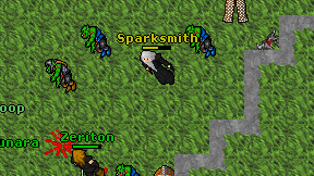 Sparksmith on screen