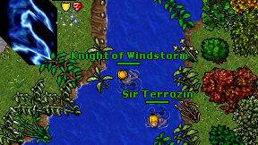 Knight of Windstorm on screen