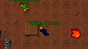 Dagger of Druid on screen