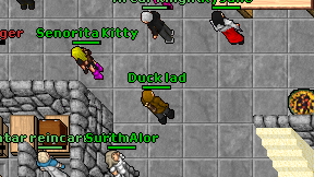 Duck lad on screen