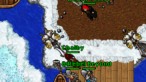Chalby on screen