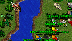 Raftire on screen