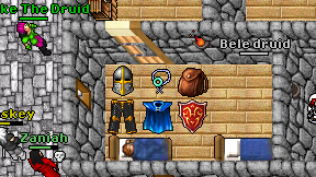 Bele druid on screen